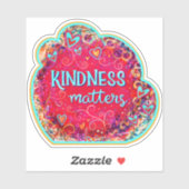 Vriendelijkheid is van belang  bloemeninspiratie R Sticker (Vel)