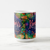 Vriendelijkheid is van belang Leuke Floral Inspiri Koffiemok (Center)