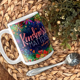 Vriendelijkheid is van belang Leuke Floral Inspiri Koffiemok