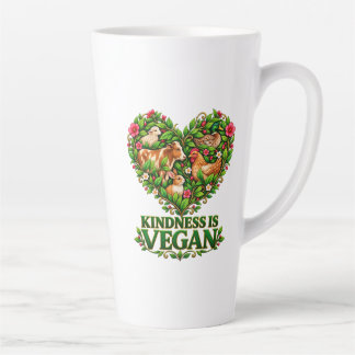 Vriendelijkheid is Veganistisch – Laat Je Hart Kie Latte Mok