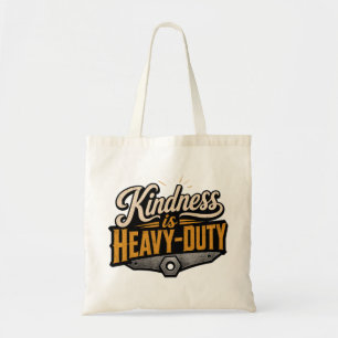 Vriendelijkheid is zwaar uitgevoerd grappige indus tote bag
