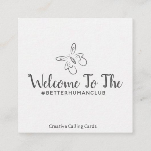 Vriendelijkheid Kaarten Contactkaartje (Achterkant)