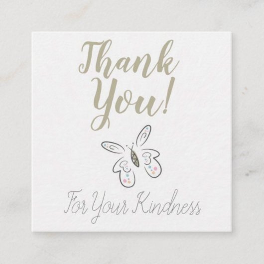 Vriendelijkheid Kaarten Contactkaartje (Voorkant)