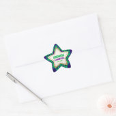 Vriendelijkheid Kampioen van de Maand Star Sticker (Envelop)