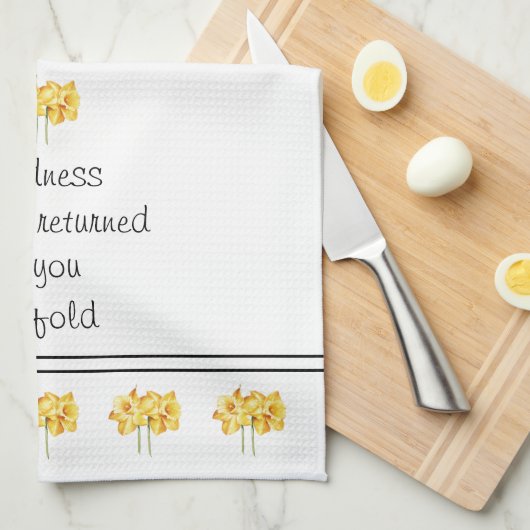 Vriendelijkheid Keuken Handdoeken (Quarter Fold)