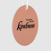 Vriendelijkheid kleurrijke kerst ornament (voorkant)