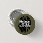 Vriendelijkheid Laat Vingerafdrukken Ronde Button 3,2 Cm (Voorkant /achterkant)