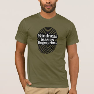 Vriendelijkheid Laat Vingerafdrukken T-shirt