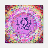  vriendelijkheid leuk lachen dezelfde taal magneet (Voorkant)