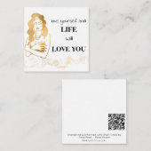 *~ Vriendelijkheid LIEFDE ZELF Voorwaarts AP62 Not Notitiekaartje (Voorkant / Achterkant)