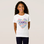 Vriendelijkheid, mededogen, empathie en respect t-shirt (Voorkant volledig)