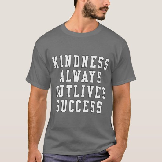 Vriendelijkheid Overleeft Altijd Succes Varsity Ty T-shirt (Voorkant)