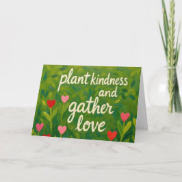 Vriendelijkheid Planten Overtuig Liefde Valentijns Kaart