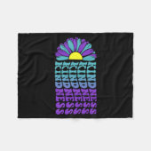 Vriendelijkheid Preventie Bewustzijn Suower Design Fleece Deken (Voorkant (Horizontaal))