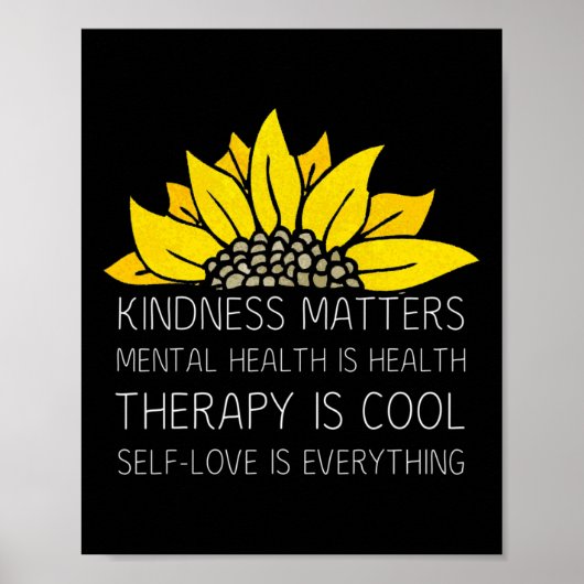 Vriendelijkheid Problemen Zelfliefde Therapie Gees Poster (Voorkant)