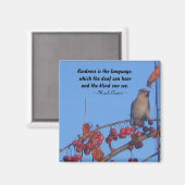 Vriendelijkheid Quote Magnet (Voorkant / Achterkant)