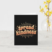 Vriendelijkheid quotes - Verspreid vriendelijkheid Kaart (Gele Bloem)