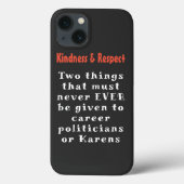 Vriendelijkheid & Respect Case-Mate iPhone Case (Achterkant)