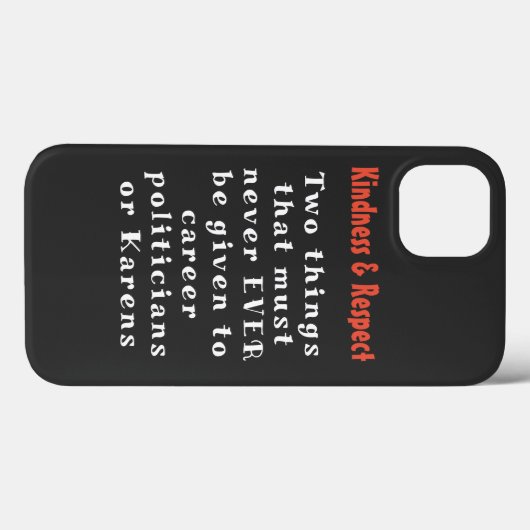 Vriendelijkheid & Respect Case-Mate iPhone Case (Achterkant (horizontaal))