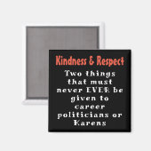Vriendelijkheid & Respect Magneet (Voorkant / Achterkant)