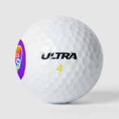 Vriendelijkheid Rocks Rainbow Heart Golfballen (Logo)