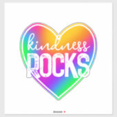 Vriendelijkheid Rocks Regenboog Sticker (Vel)