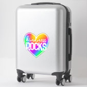 Vriendelijkheid Rocks Regenboog Sticker (Koffer)