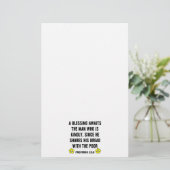 Vriendelijkheid -- Spreuken 22:9 Briefpapier (Staand voorkant)