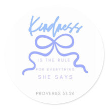 Vriendelijkheid Sticker, Christelijk geschenk, doo