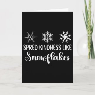 Vriendelijkheid verspreiden als sneeuwvlokken Scha Kaart