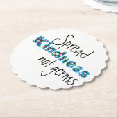 Vriendelijkheid Verspreiden Ø Bakteriën Onderzette Kartonnen Onderzetters (Gekanteld)