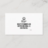 vriendelijkheid visitekaartje (Voorkant)