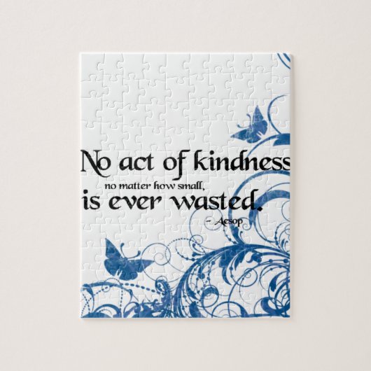 vriendelijkheid vlinderdrain legpuzzel (Verticaal)