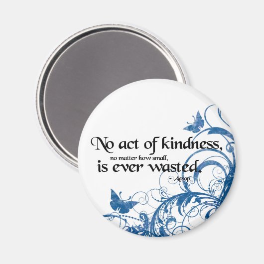 vriendelijkheid vlinderdrain magneet (Voorkant / Achterkant)