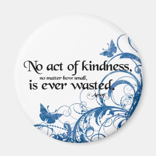 vriendelijkheid vlinderdrain magneet (Voorkant)