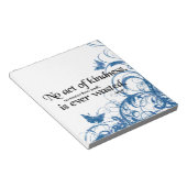 vriendelijkheid vlinderdrain notitieblok (Schuin)