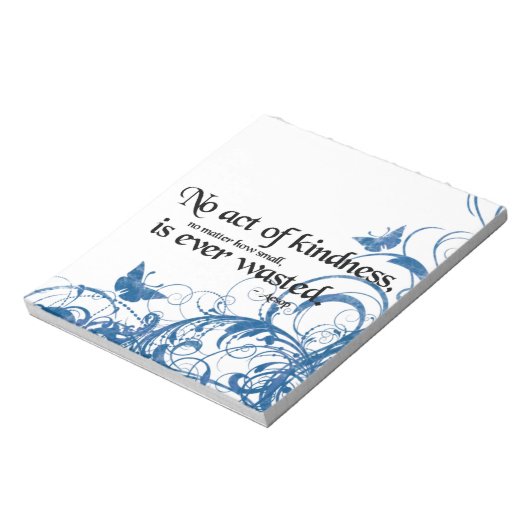 vriendelijkheid vlinderdrain notitieblok (Linkerzijde)