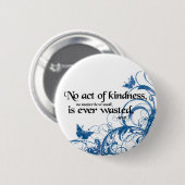 vriendelijkheid vlinderdrain ronde button 5,7 cm (Voorkant /achterkant)