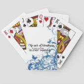 vriendelijkheid vlinderdrain speelkaarten (Achterkant)