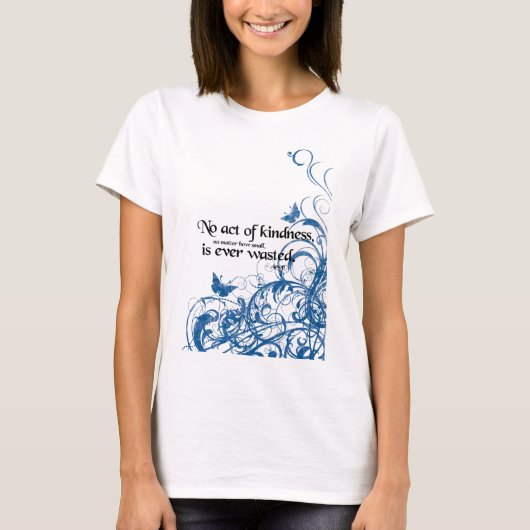 vriendelijkheid vlinderdrain t-shirt (Voorkant)