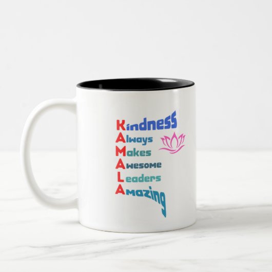 Vriendelijkheid voor President Tweekleurige Koffiemok (Links)