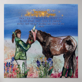 VRIENDELIJKHEID, VRIENDELIJKHEID VRUCHT VAN GOD'S  POSTER