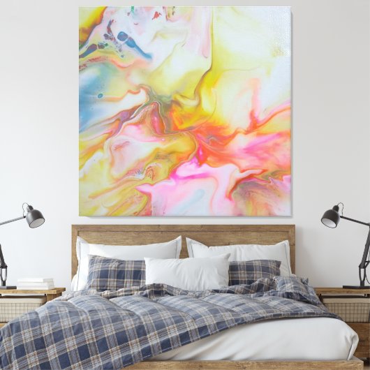 "Vriendelijkheid - vrucht van de Geest" Christelij Canvas Afdruk (Insitu (Slaapkamer))