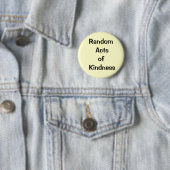 vriendelijkheid, willekeurig ronde button 5,7 cm (In situ)
