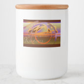 vriendelijkheidsbus voedselcontainer etiket (Voorkant)