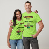 "Vriendelijkheidsgrenzen" T-shirt (Unisex)