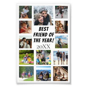 Vrienden 13 Fotocollage Beste Momenten Poster