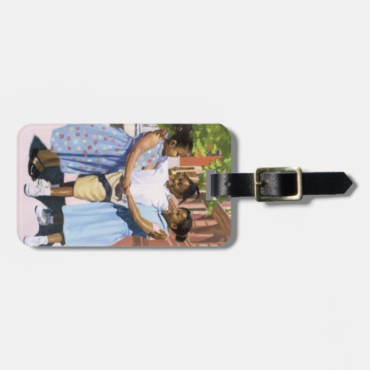 Vrienden 2001 bagagelabel (Voorkant horizontaal)