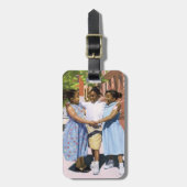 Vrienden 2001 bagagelabel (Voorkant verticaal)