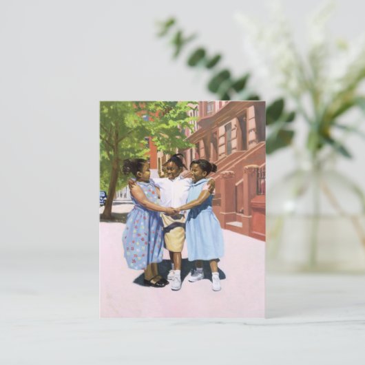 Vrienden 2001 briefkaart (Staand voorkant)